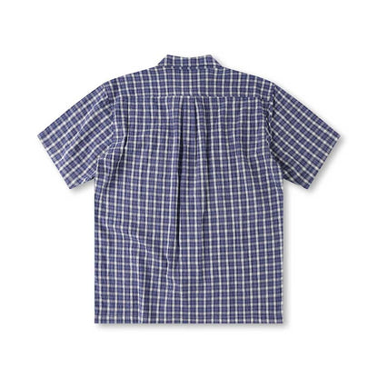 Manners Check SS Shirt (Vintage Navy)