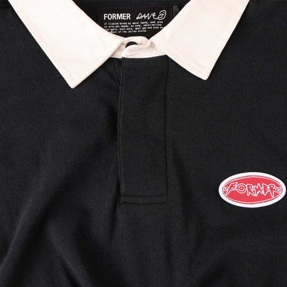 Reynolds Flatline Rugby Polo (Black)