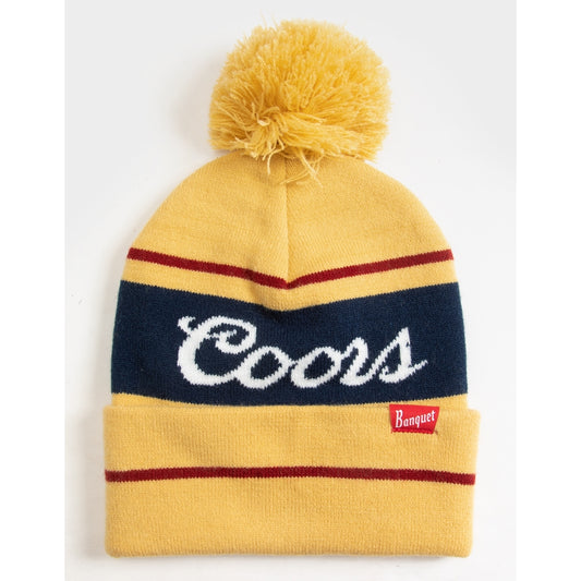 Coors Signature Pom Beanie (Buff)