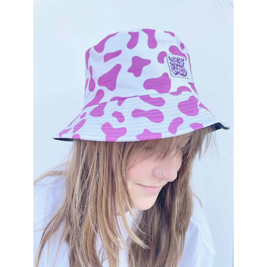 Calf Bucket Hat (Bubblegum)